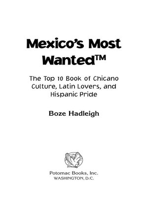 cover image of Mexico's Most Wanted™